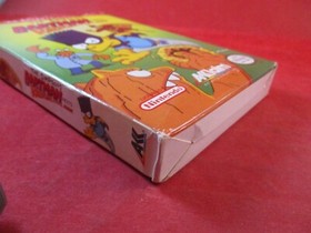 The Simpsons Bartman Meets Radioactive Man (Nintendo NES) COMPLETE w/ Box poster