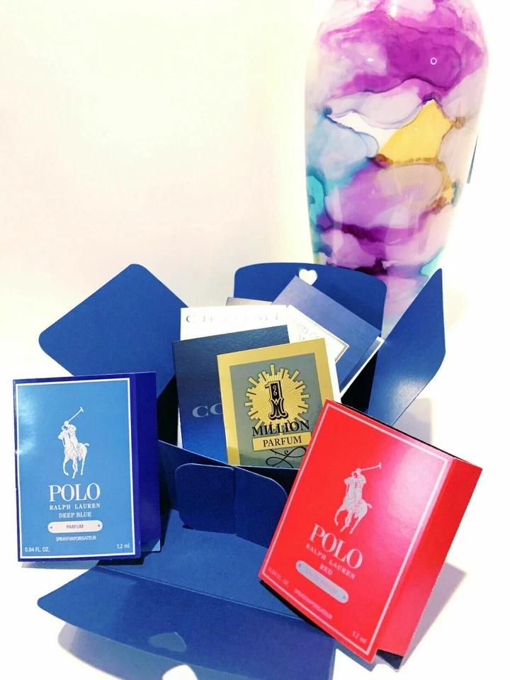 随机最受欢迎/最受欢迎的男士香水取样器套装 - 20/10/15 批量 — 第 4/4 张图片