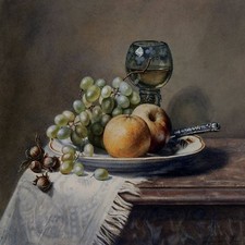 FRUIT HAZELNUTS H Haas orange grape Tile Mural Kitchen Backsplash Marble Ceramic