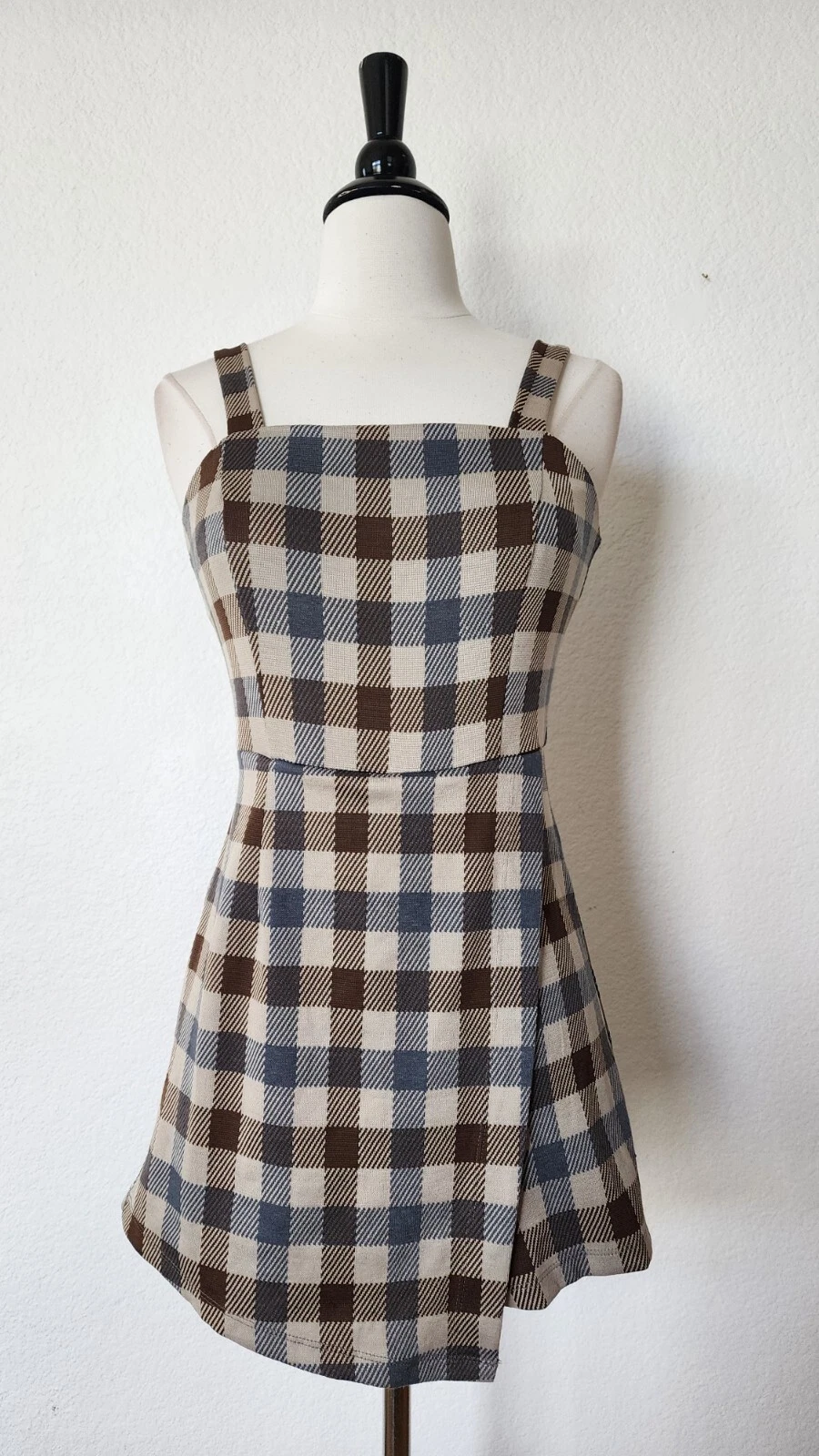 New Romper Size Small XS Plaid Brown Blue Skort School Street
Opens in a new window or tab