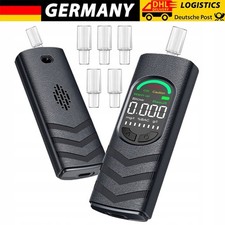 Alkoholtester Promilletester polizeigenau USB Alkoholmeter inkl. 5 Mundstücke DE