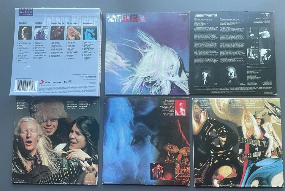 Johnny Winter - Original Album Classics 5 x CDs Sony Music 2010 - Image 2 of 2