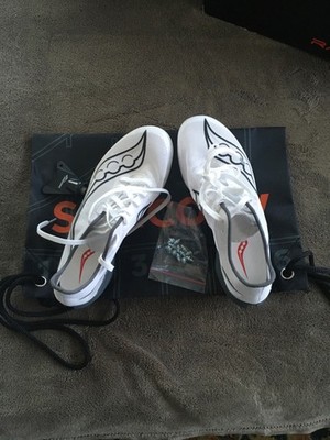 Size 6.5 - Saucony Endorphin Cheetah  White Carbon