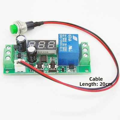 Industrial Time Delay Switch 5V 12V 24V DC Input Adjustable Delay Range