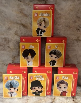 TinyTAN McDonald's Figurines Set BTS Character Family, 2025, Ages 3-11 Years