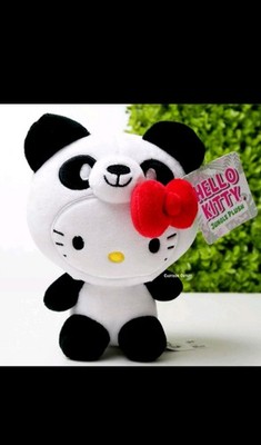 Sanrio Hello Kitty and Friends Panda Jungle Costume Costplay 14'' Stuffed Plush
