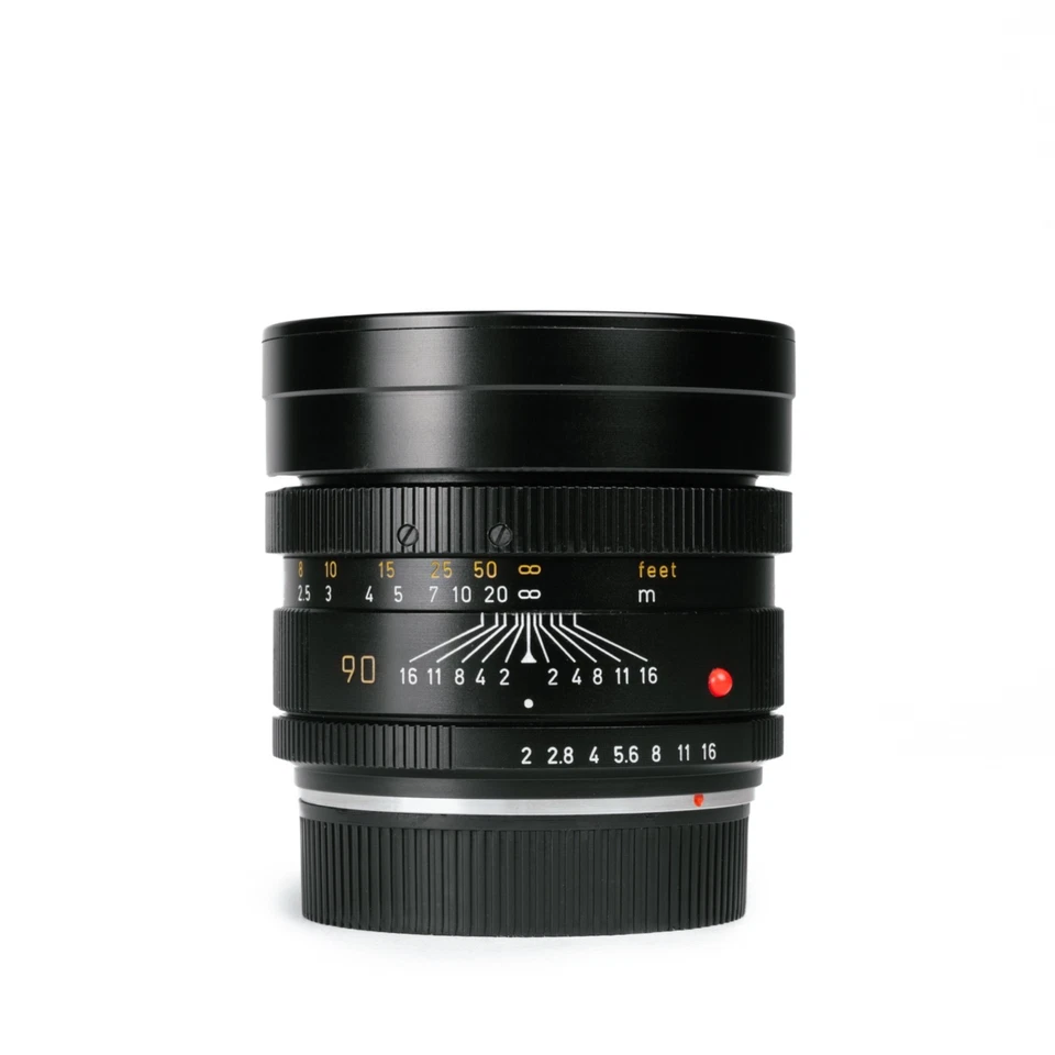 Lente Leica R 90MM F2 Sumicron-R 11219 finales de los 70 vintage #294... 3 cámaras Foto 4 de 4