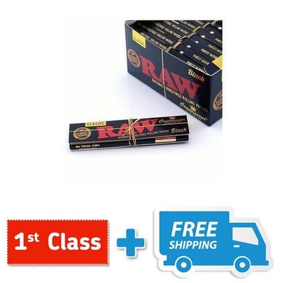 RAW Classic Connoisseur King Size Slim & Tips Natural Unrefined Skins