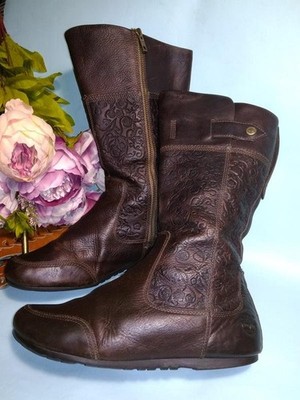 Women Timberland Boots Brown Leather 39 #NY5S