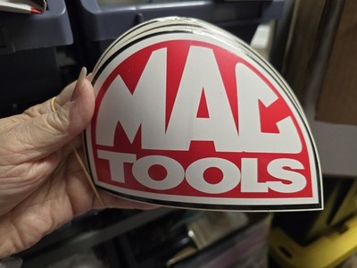 MAC TOOLS  Sheetmetal Sponsor Decal / Sticker 4.25 X 6 Inch