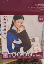Infantino UPSCALE CUSTOMIZABLE Infant BABY CARRIER 8-40lbs 4Position front back