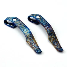 For ColdSteel Voyager 29TLCC Titanium Back Clip Pocket Clip Folding Knife Parts