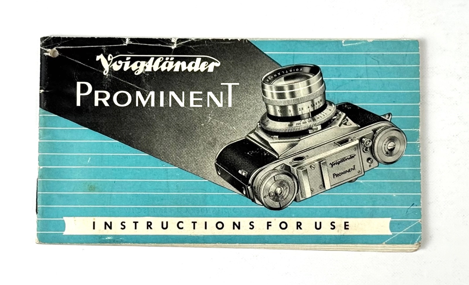 Voigtlander Prominent Camera INSTRUCTION MANUAL / USERS GUIDE