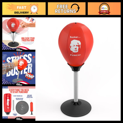 Desktop Punching Bag Stress Relief Toy - Funny Gag Gift for Adults & Kids