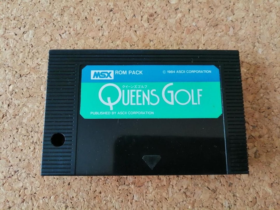 MSX Queen's Golf Japanese Computer Video Game ROM Cartridge ASCII Retro ...