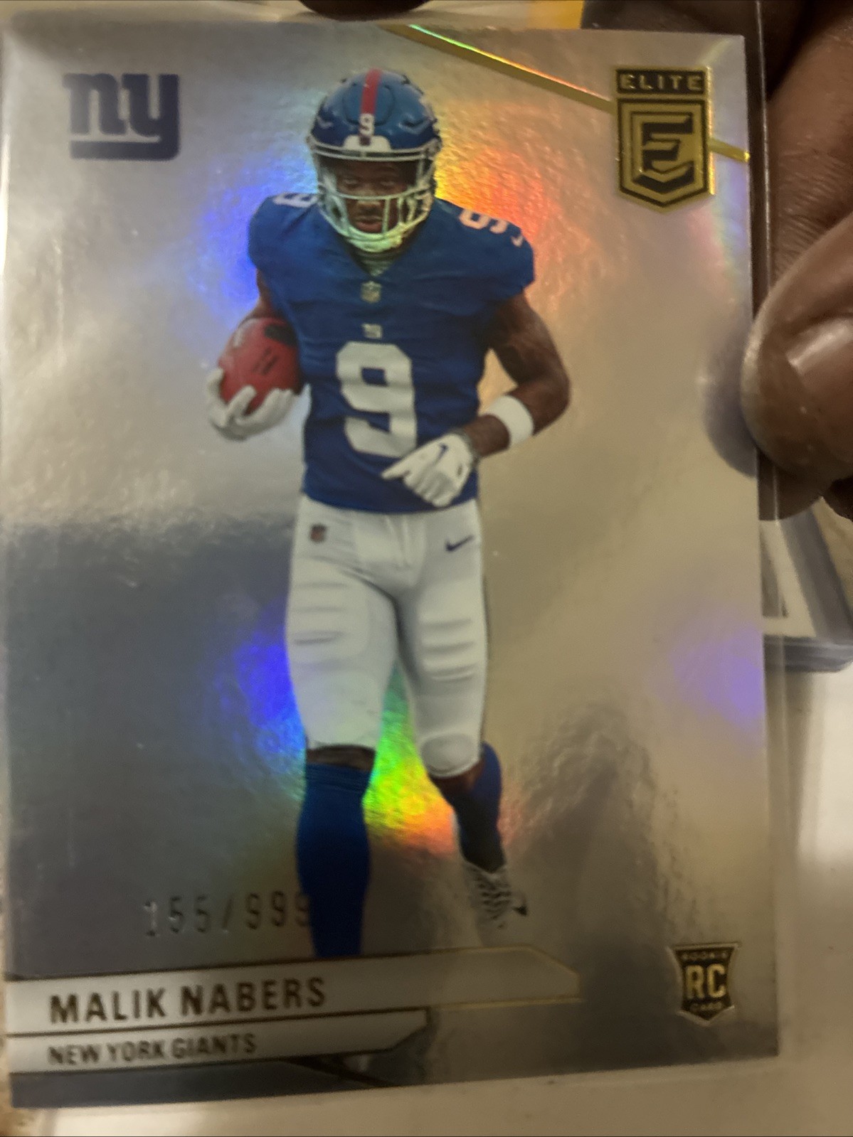 2024 Panini Donruss Elite - Rookies Malik Nabers #196 /999 (RC)