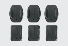 Curved  Flat Adhesive Mounts 3 Curved  3 Flat Sticky GoPro Mounts
