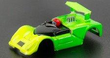 Vintage Tyco Pro Superglow Chaparral 2G Green  Yellow HO Scale Slot Car Body