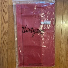 Thirty One 31 Large Utility Tote Stand Tall Insert  Red Brand New w tags