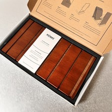 Monke Premium Vinyl Record Holder - A Mid-century Style 50 LP Display Brown