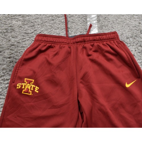 Nike Men's Size Lx32 Sweatpants "I" State Therma Red Cotton Iowa State Cyclones - Picture 4 of 8
