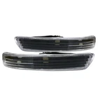 Fit 1998-2001 Integra Black Signal Bumper Lights Lamps