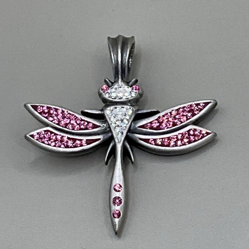 Bico Australia Pendant Pewter Pink AB Crystal Firefly