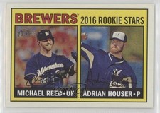 2016 Topps Heritage Rookie Stars Adrian Houser Michael Reed #259 1i3