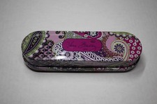 Vera Bradley Berry Paisley Tin Pencil Case ONLY GUC No pencils 2010