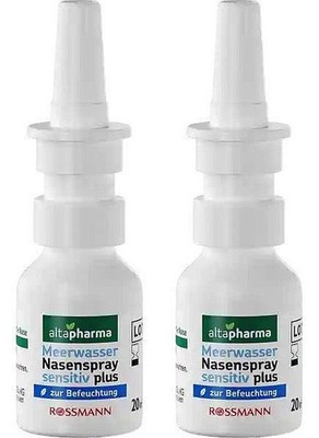 Meerwasser Nasenspray sensitiv plus Hyaluron Dexpanthenol zur Befeuchtung 2x20ml