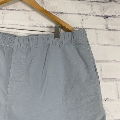 Free Fly Shorts Men's XXL 2XL Chino Elastic Waist Canvas Bay Blue 7" Inseam NWT - Picture 4 of 13