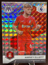 2021-22 Panini Mosaic EPL Harvey Elliott RC #173 Liverpool FC Rookie Card. rookie card picture