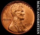 1950 Lincoln Wheat Cent - Red Choice Gem Brilliant Unc  No Reserve  #J8685