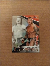 Randy Orton / Jake The Snake 2021 Topps Finest WWE #L-15 Legacies Insert  