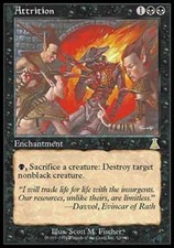 Attrition - Heavy Play MTG Urza's Destiny