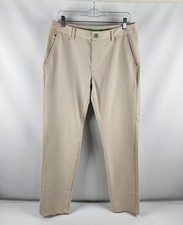 Bonobos Pants Mens 32x32 Beige Chino Golf Performance Slim Fit Pants