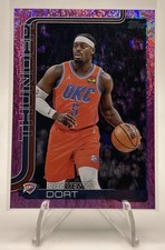 2025-26 Topps Basketball Luguentz #117 Dort Pink Holo Foil Oklahoma City Thunder