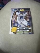 Derrick Moore (RC) #59 Michigan 2024 1st Bowman Chrome University