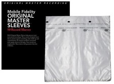 Brand New Mobile Fidelity Sound Labs Original Master Sleeves Sealed 50 Pack