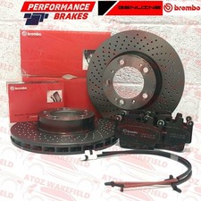 FOR PORSCHE 911 CARRERA 996 997 FRONT LEFT RIGHT BREMBO BRAKE DISCS PADS 318mm