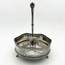 GEORGE III CRUET FRAME VECCHIA PIASTRA SHEFFIELD c1780