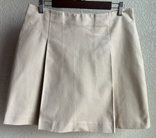 LAUREN RALPH LAUREN Khaki Pleated Skirt Women s 8