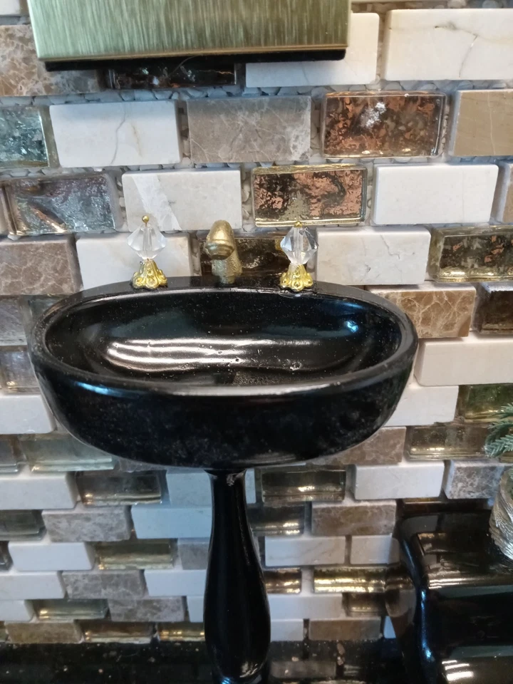 Sala de polvo escala 1:6 para muñecas de moda de 11-12", Fashion Royalty, Barbie, Mimoko Foto 3 de 4