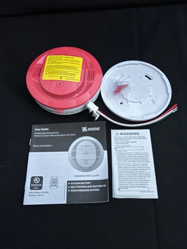 Detector de Humo Kidde 30CUA10-V LED Luz de Advertencia Indicadores 1 Paquete 2001 Foto 3 de 4