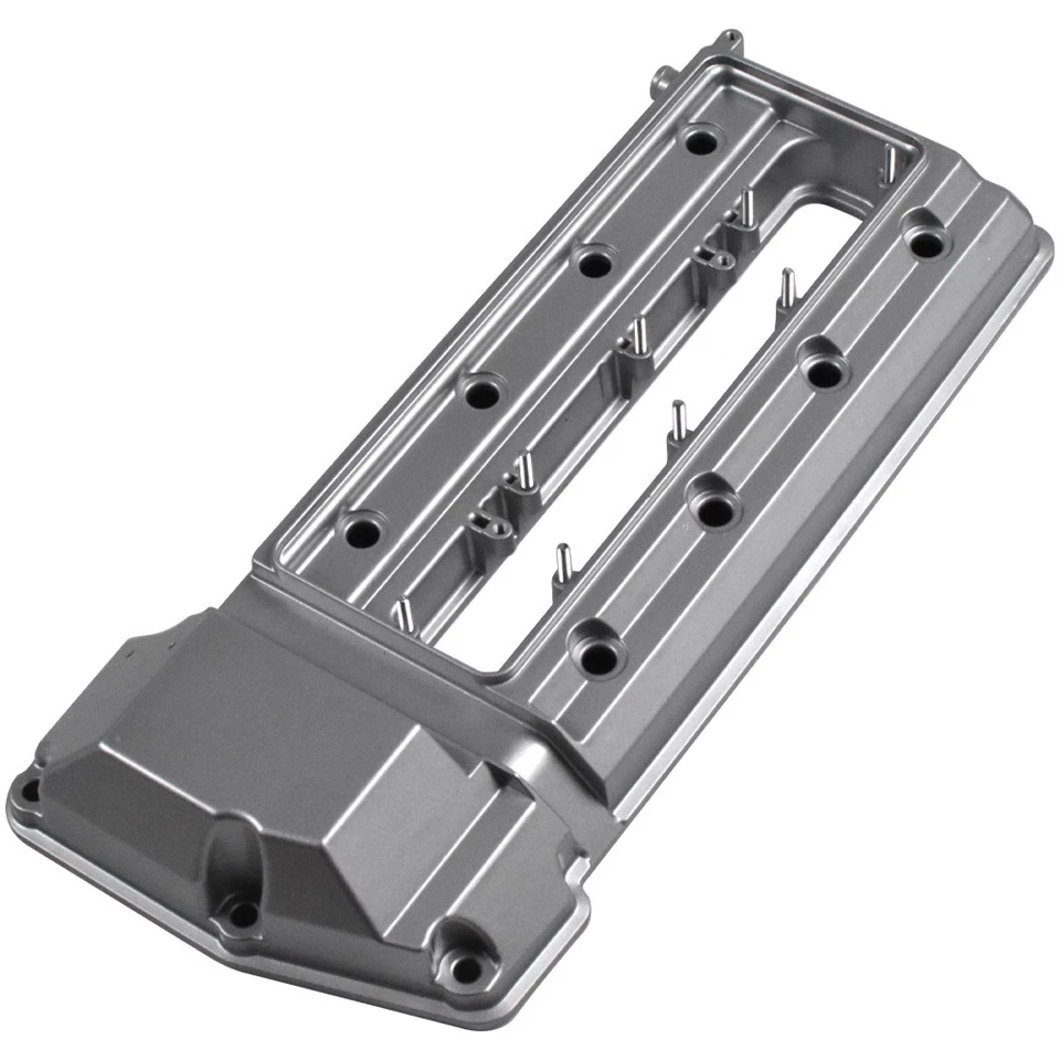 Cubierta de válvula de motor de aluminio para BMW 540i E39 740i 740iL E38 V8 1998-2001 4,4 L Foto 4 de 4
