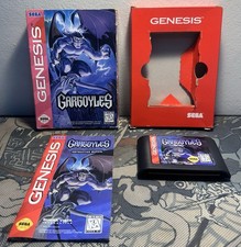Gargoyles Sega Genesis Complete In Box CIB Great Shape