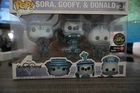 Funko POP Disney Kingdom Hearts Sora Goofy & Donald 3 Pack Chase GITD Gamestop
