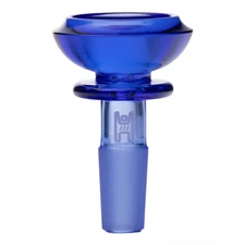 14mm Glass Saucer Bowl Slide For Bongs Water Pipes Hookahs - Blue