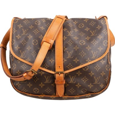 Louis Vuitton Monogram Canvas Saumur 35 Crossbody Bag Tasche
