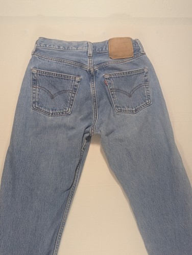 Levi's 501 Jeans Women's Size 29x34 Blue Button Fly Denim - Picture 11 of 14